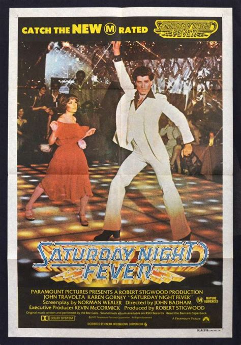 movie poster saturday night fever|saturday night fever poster original.